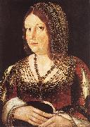 BURGOS, Juan de Lady with a Hare oil on canvas